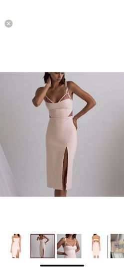 Cocktail Dress Blush Color.