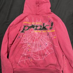 Pink Spider Hoodie