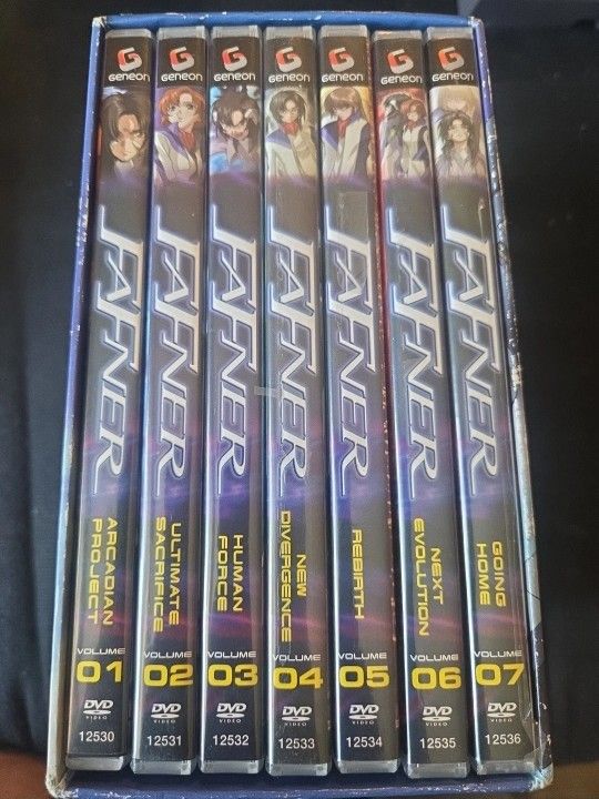 Fafner Volumes 1-7 Complete Anime DVD Set with Collector's Art Box and Extras