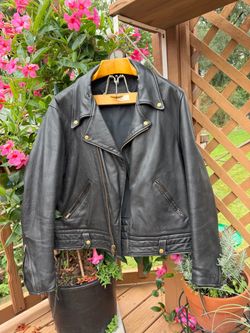 BRANDED GARMENTS VINTAGE HEAVY LEATHER JACKET
