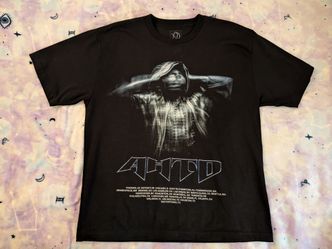 The Weeknd After Hours Til Dawn 2025 Tour Merch 100% Cotton Black Shirt Size XL