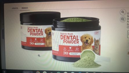 Dog dental powder