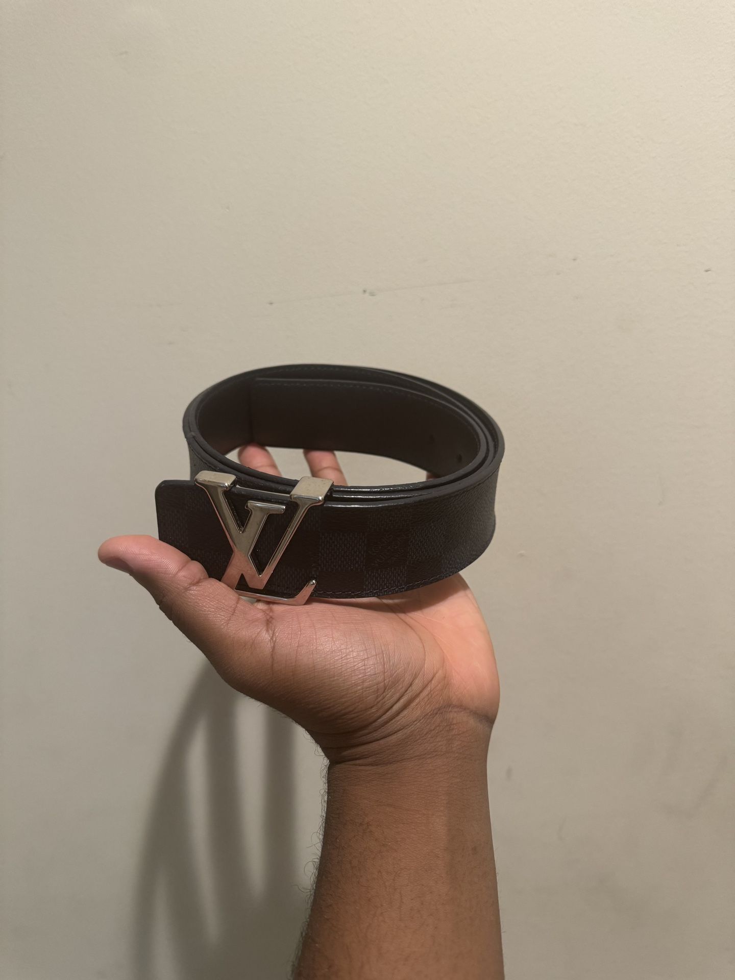 AUTHENTIC LOUIS VUITTON DAMIER COBALT BELT 