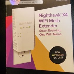 Nighthawk X4 WiFi Mesh Extender

Smart Roaming