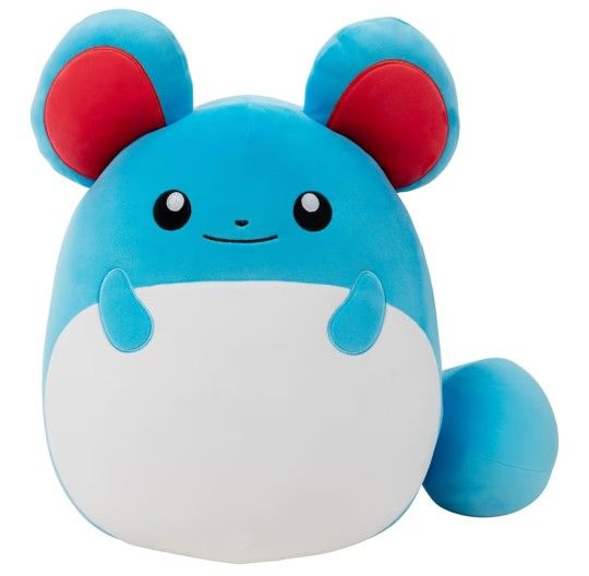Squishmallows Original 14-Inch Marill Pokémon Plush - Ultrasoft Official Jazwares Plush (Large)