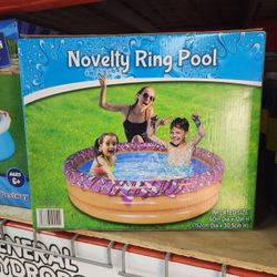Inflatable Novelty Ring Pool 60" x 12"