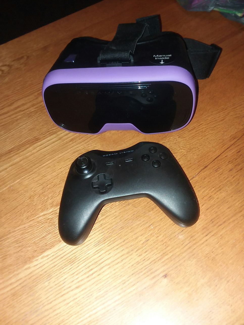 VR goggles and controller