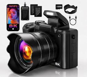 📸 8K Digital Camera for Photography