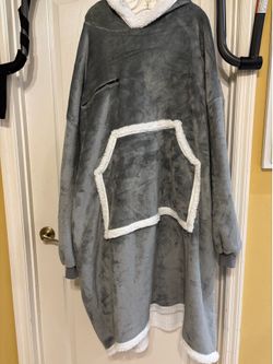 Wearable Blanket Hoodie w/ eye mask