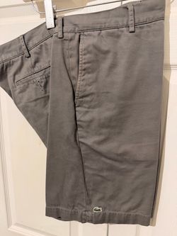 Grey Lacoste men’s shorts size 36