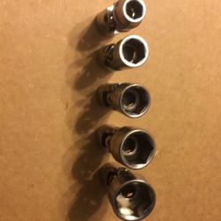 Matco Universal 5 Pc Set 3/8-3/4 6 Point 3/8 Drive 