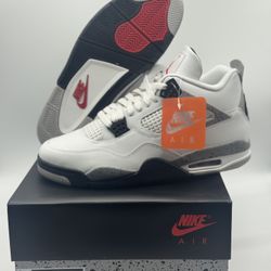 Nike Air Jordan 4 Retro OG 2025 "White Cement" FV5029-100 Men’s Size 11.5 