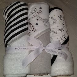 Baby Hooded Towels And Washcloths 