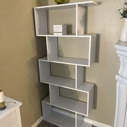 Open Geometric Modern Book Shelves/Display Shelves