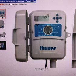 Brand New Hunter Industries 4 Station Outdoor Irrigation Controller 