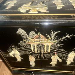 ORIENTAL CABINET WITH MOTHER OF PEARL