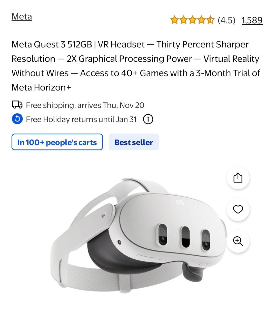 META QUEST 3 512 GB!!!!!