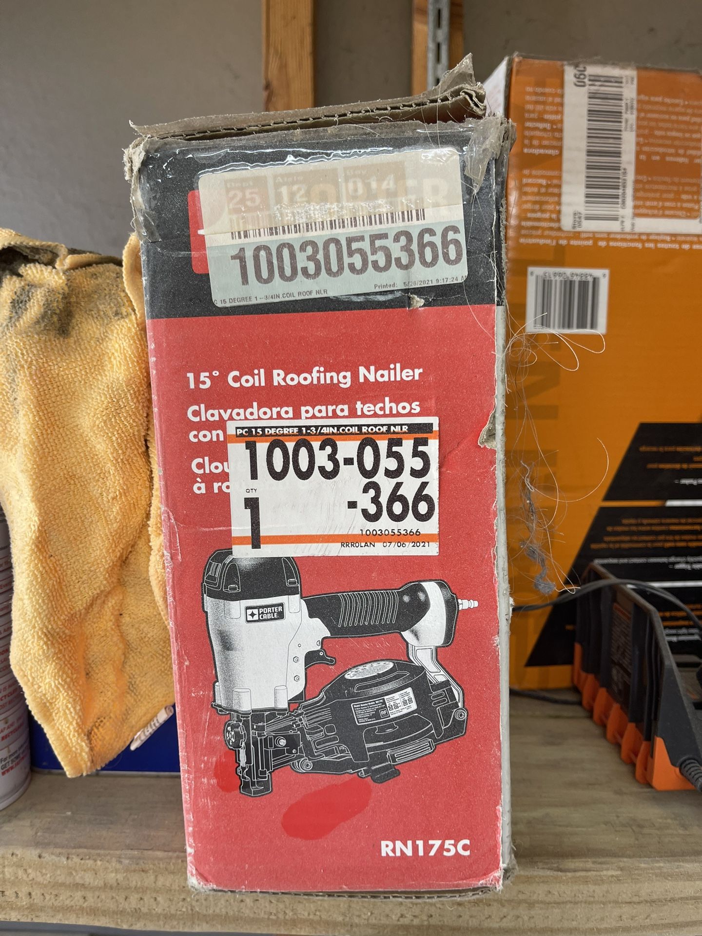Generator $350. Roofing Nailer With nails $200 Bandsaw $175