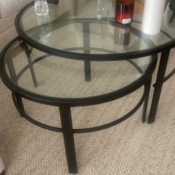 Glass Coffee Table Set Of 3 