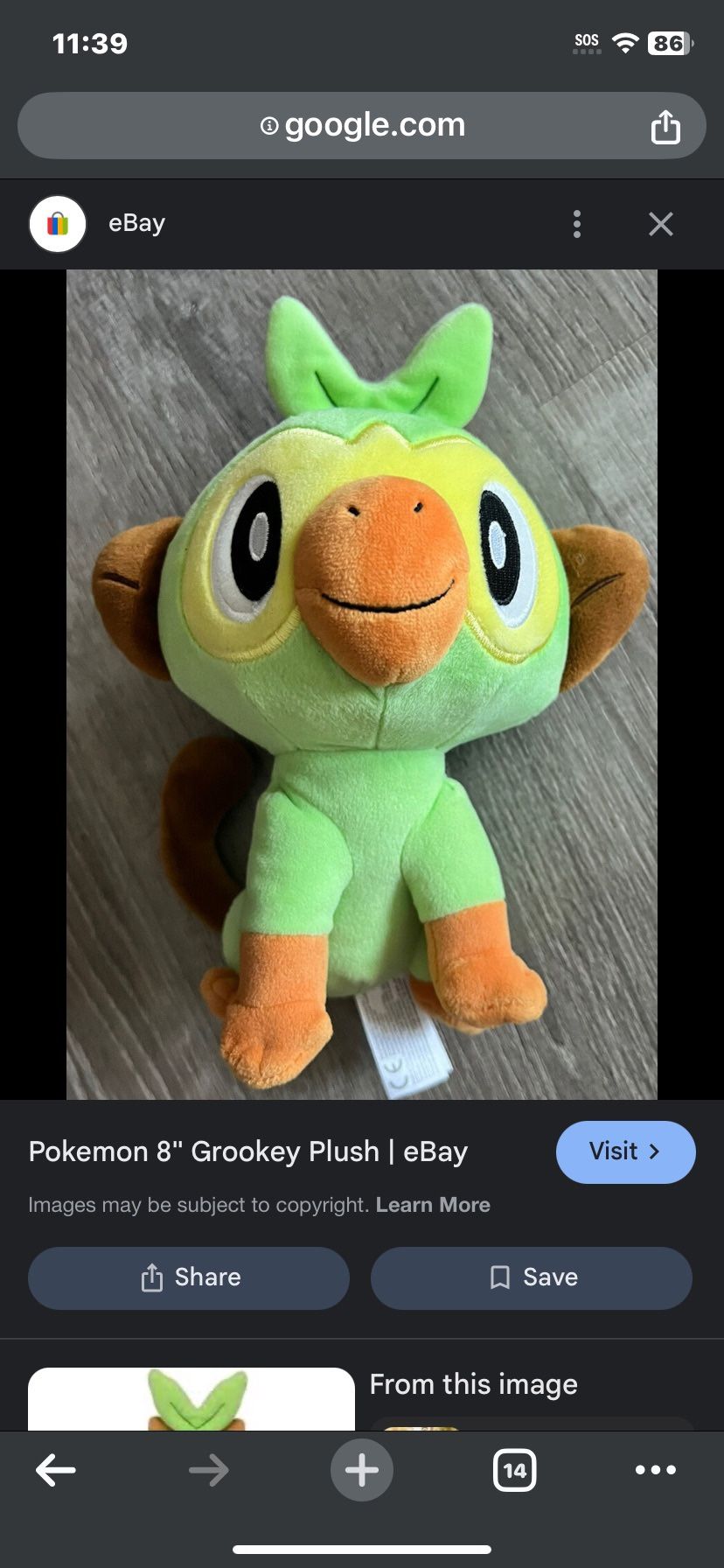 Pokemon Groomer Plush
