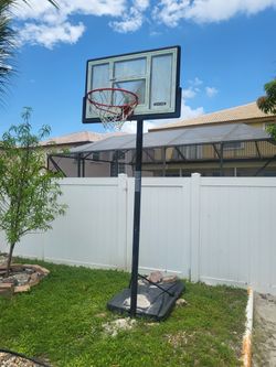 Basketball Ball Rim and Pole