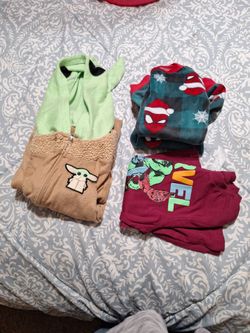 Boys Size 6 character clothing. Total Price 5  dollars