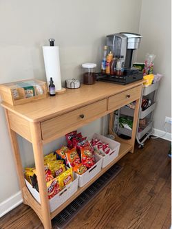 Entry way table/coffee bar table