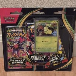 Pokemon Perfect Order 3 Pack Blister
