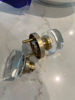 Emtek crystal door knob