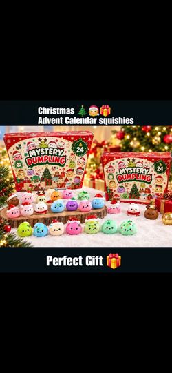 Advent calendar squishy box 24pcs