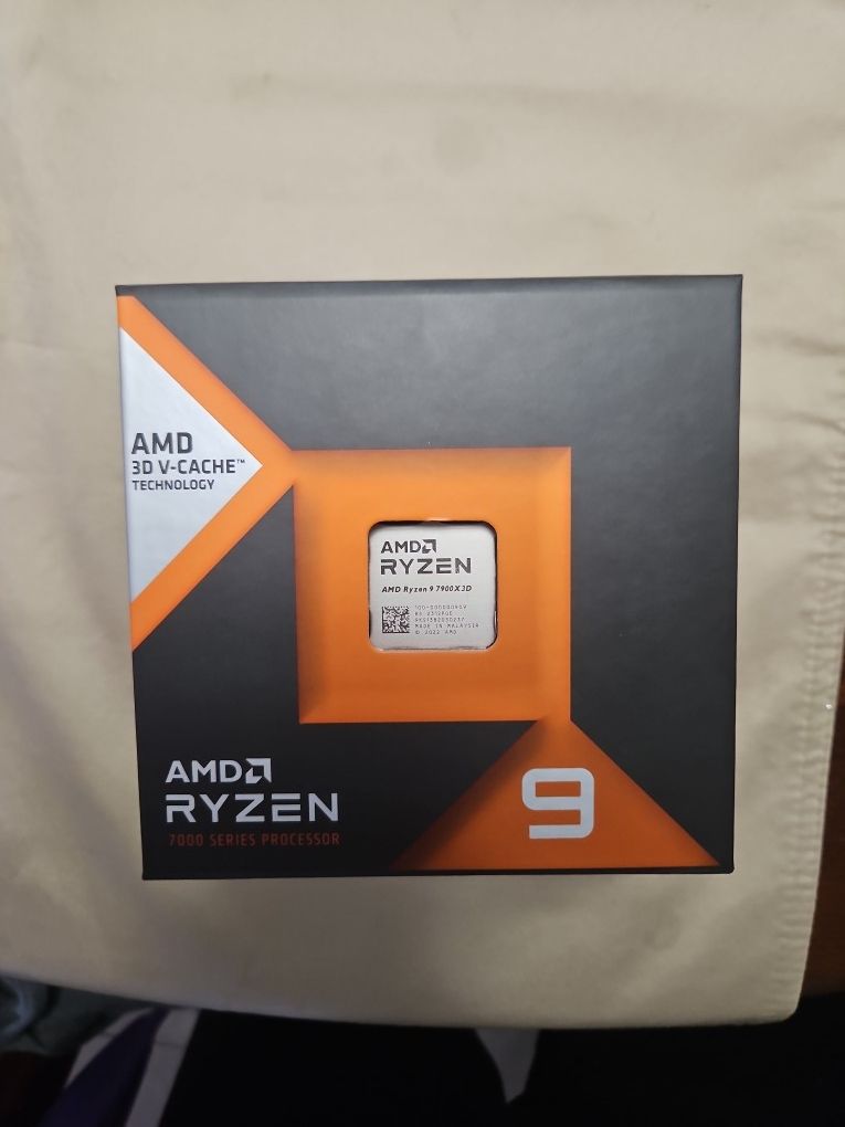 Amd Ryzen 9 7900x3d Never Used.