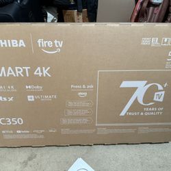 Toshiba Smart 4k TV 50”