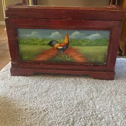 Rooster Themed Storage Box