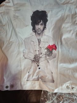 Prince  White Denim XXL Jacket