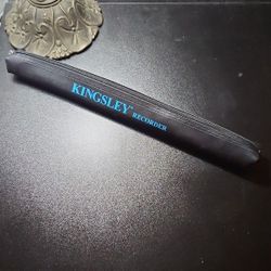 Kingsley recorder black with case