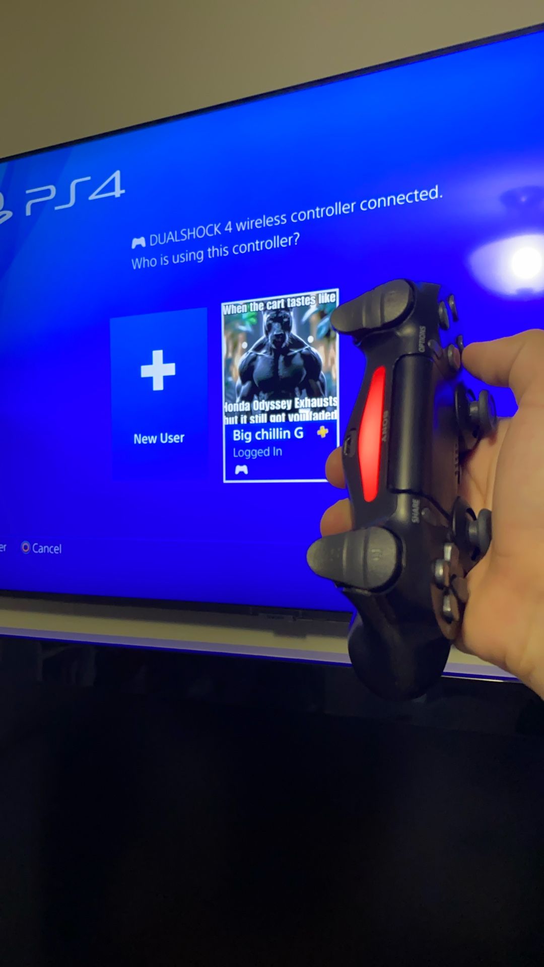 PS4 controller