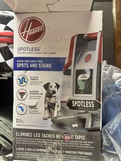 New In Box Hoover Spot And Stain Vacume $60 OBO