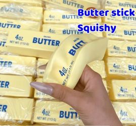 Butter squish toy (5.5 x 1.5 in) - $7 each or 2 for $10