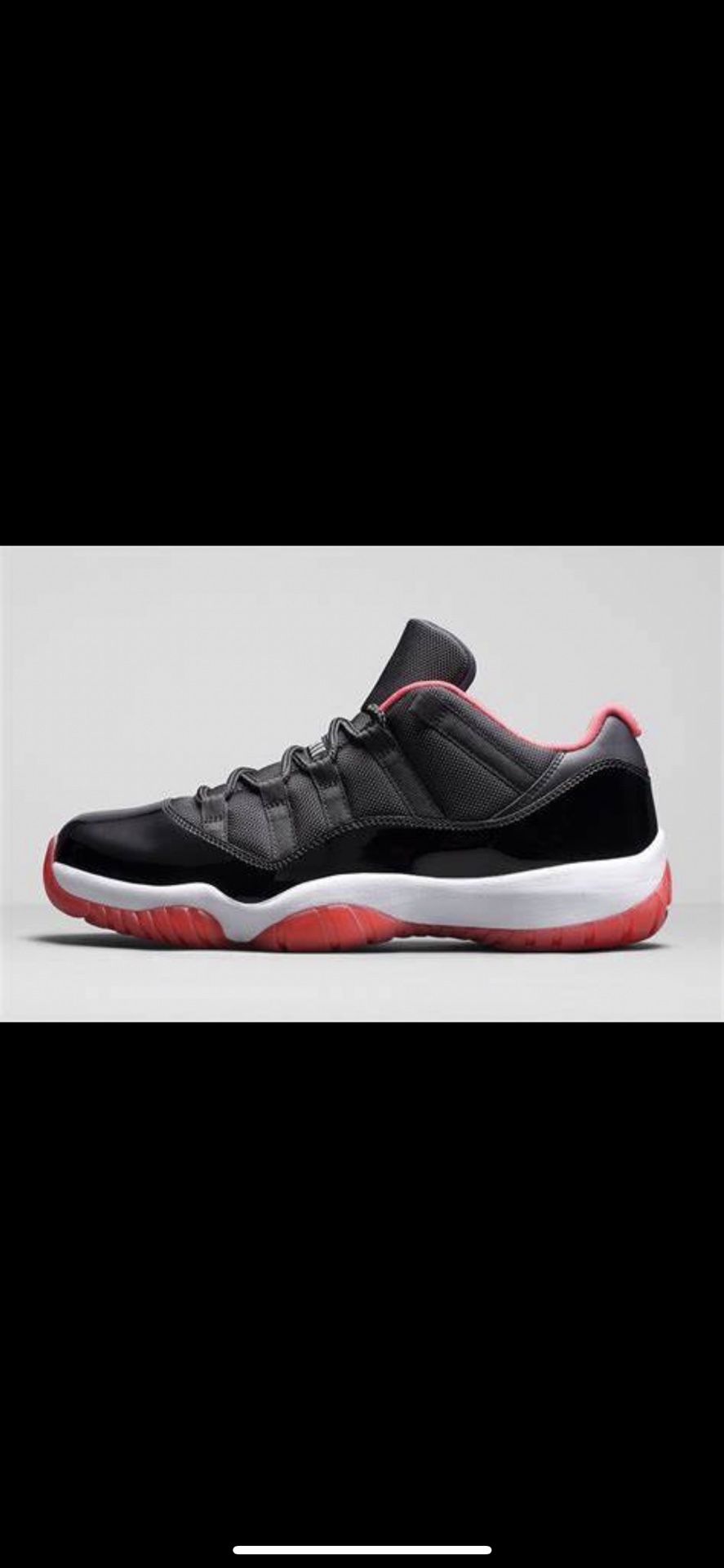 Jordan 11 Low Bred Mens Size 13.5 Ds $220