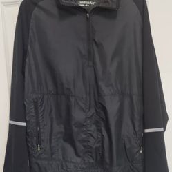 Nike Golf Shield Men's M 3/4 Zip Jacket Size Medium Black 