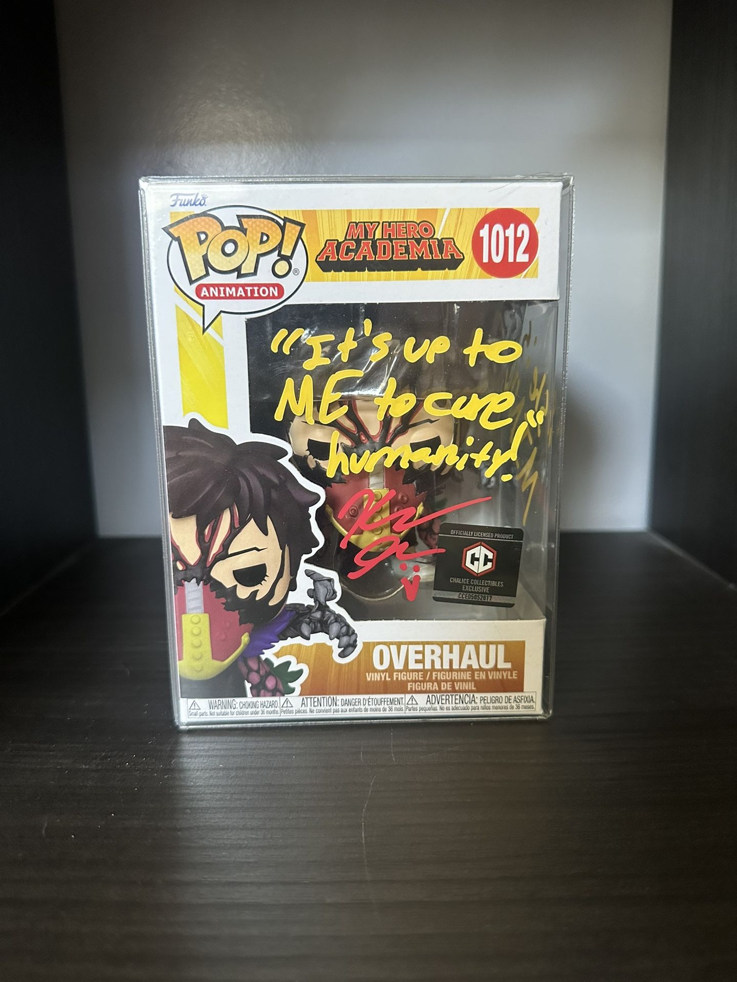 Overhaul Funko Pop Signed
