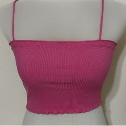 F21 ribbed cropped tank top Sz Small