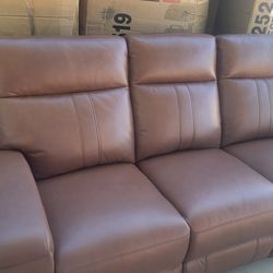 Brand new leather power recliner