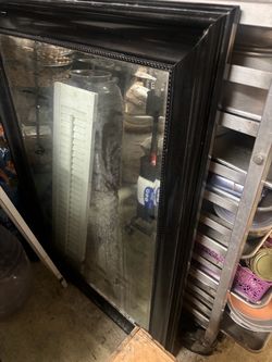 Large wall mirror