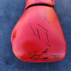 Errol Spence Jr Signed Boxing Glove