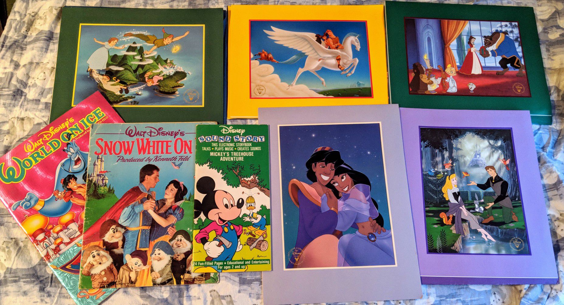 Disney limited edition lithograph pictures
