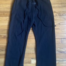 Black Essentials Joggers Size M