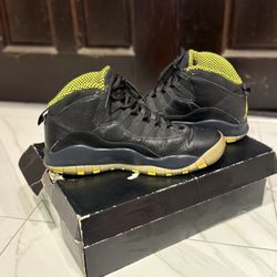 Nike Air Jordan 10 retro venom Green Size 10