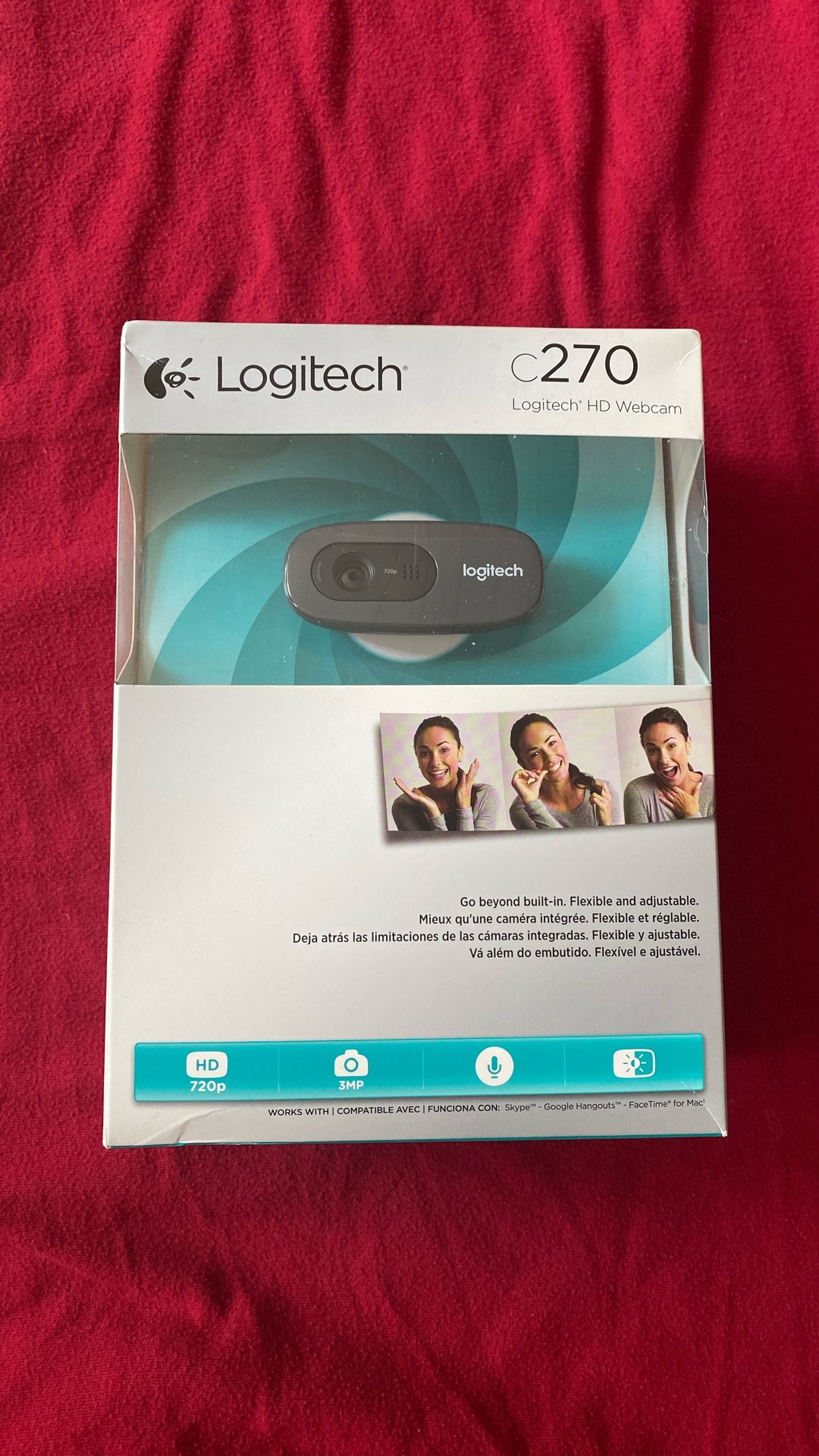 Logitech C270 HD Webcam New In Box