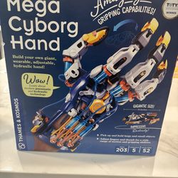 Mega cyborg hand stem experiment kit . Opened but then realized to advanced for my kids. Retails $30. All parts still together with instructions . $8 